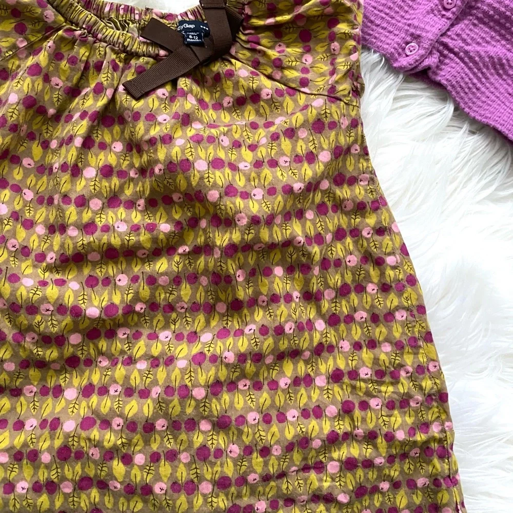 {Gap} Baby Girl Dress with Cropped Cardigan